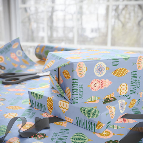 Merry + Bright Ornaments  |  Playful Blue