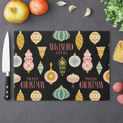 Vintage Ornament Cutting Board  |  Dark Grey
