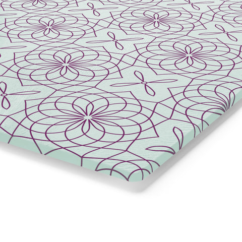 Spirograph Cutting Board  |  Purple