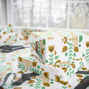 Scandinavian Folk  |  Retro Mint + White