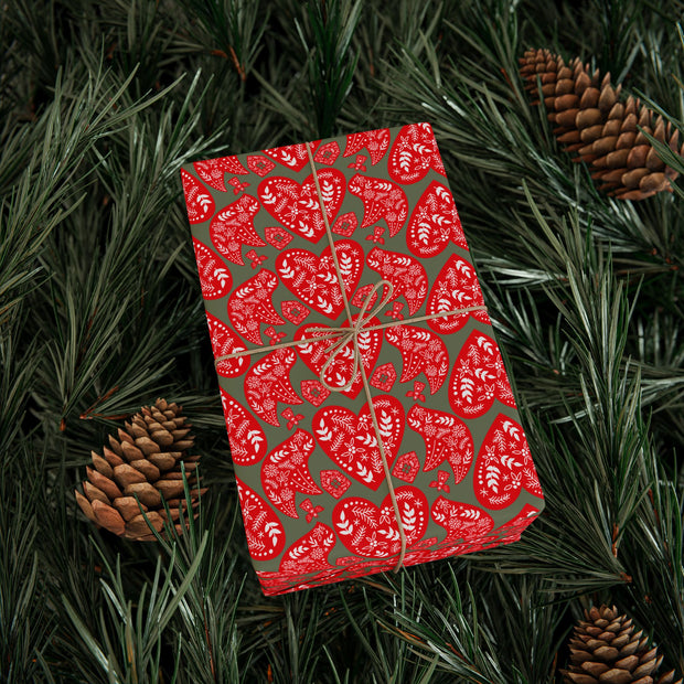 Nordic Christmas  |  Red + Sage