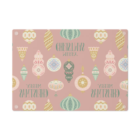 Vintage Ornament Cutting Board  |  Dusty Rose
