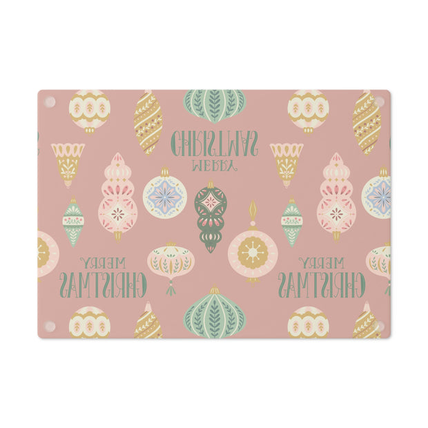Vintage Ornament Cutting Board  |  Dusty Rose