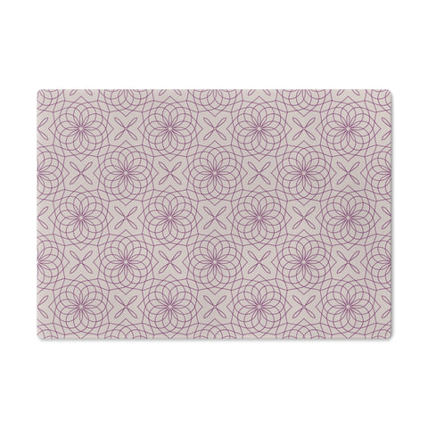 Spirograph Cutting Board  |  Purple + Mist