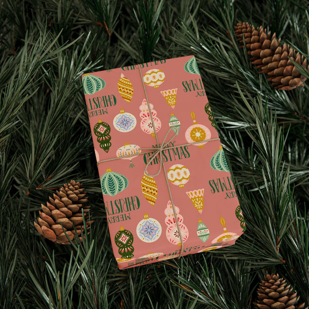 Merry + Bright  Ornaments  |  Deep Blush