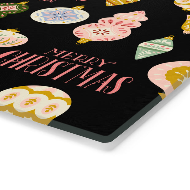 Vintage Ornament Cutting Board  |  Dark Grey