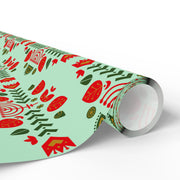 Scandinavian Folk  |  Red + Mint