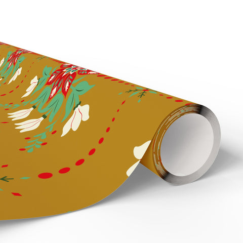 Holiday Floral |  Retro Gold