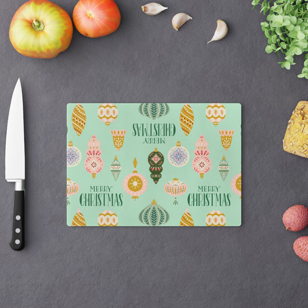 Vintage Ornament Cutting Board  |  Mint