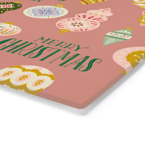 Vintage Ornament Cutting Board  |  Dusty Rose