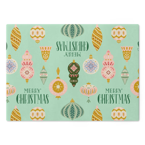 Vintage Ornament Cutting Board  |  Mint