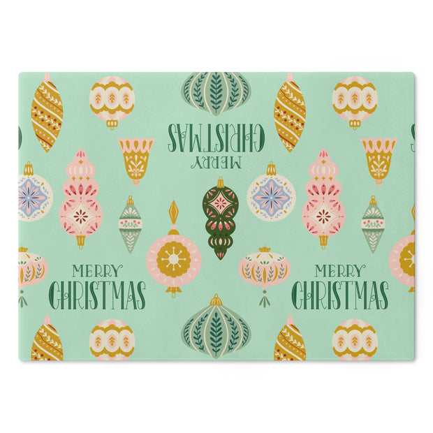 Vintage Ornament Cutting Board  |  Mint