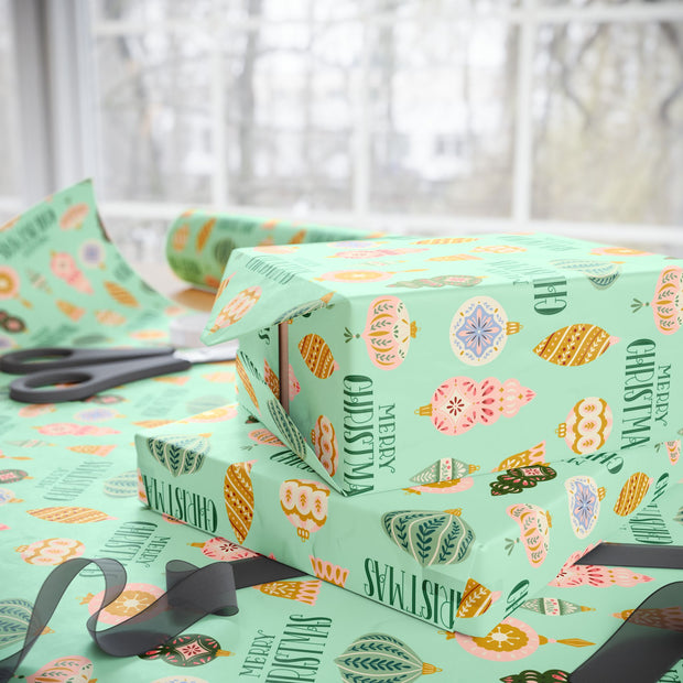 Merry + Bright Ornaments  |  Mint