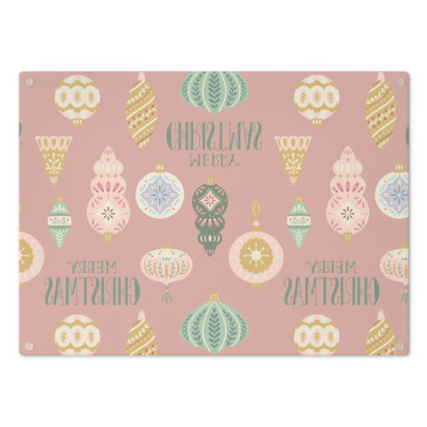 Vintage Ornament Cutting Board  |  Dusty Rose