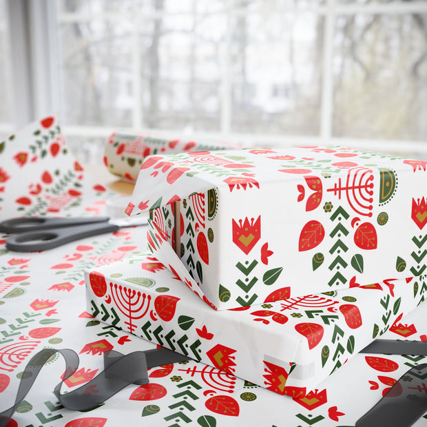 Scandinavian Folk  |  Red + White