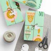 Merry + Bright Ornaments Oversized  |  Mint