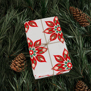 Oversized Star Motif  |  Crisp White + Red