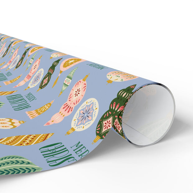 Merry + Bright Ornaments  |  Playful Blue