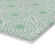 Spirograph Cutting Board  |  Green + Gray