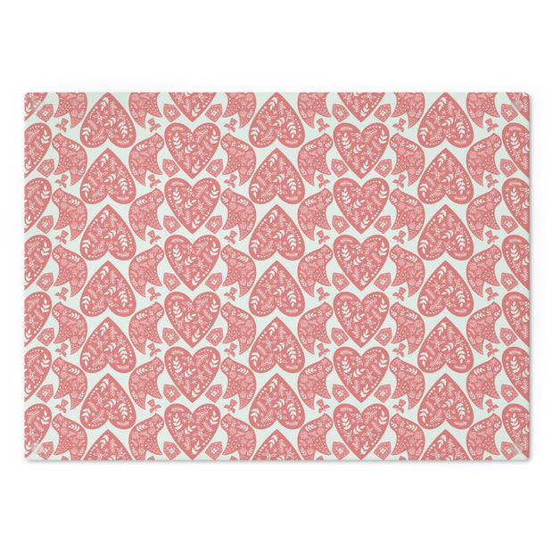 Nordic Christmas Cutting Board  |  Red