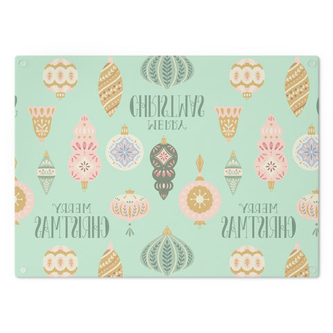 Vintage Ornament Cutting Board  |  Mint