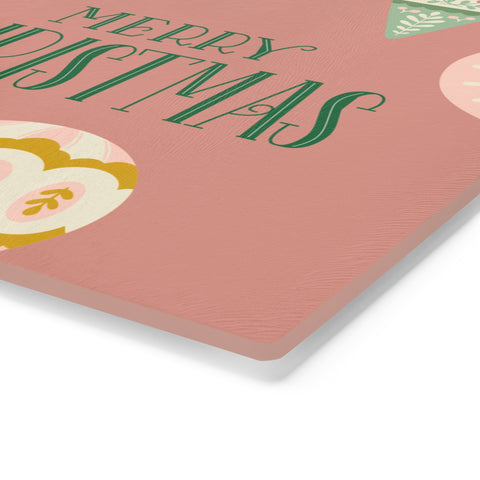 Vintage Ornament Cutting Board  |  Dusty Rose