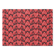 Nordic Christmas Cutting Board  |  Red + Dark Gray