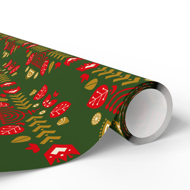 Scandinavian Folk  |  Red + Green