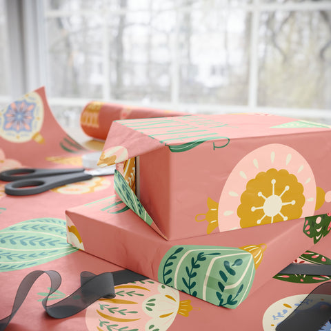 Merry + Bright Ornaments Oversized  |  Deep Blush