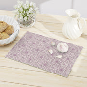 Spirograph Cutting Board  |  Purple + Mist