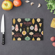 Vintage Ornament Cutting Board  |  Dark Grey