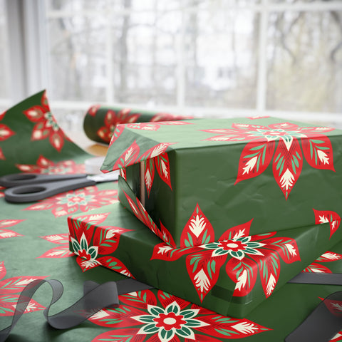 Oversized Star Motif  |  Red + Green