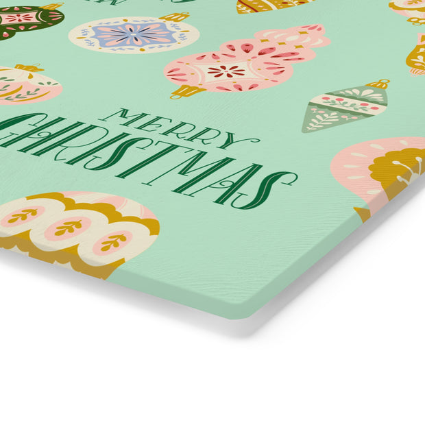 Vintage Ornament Cutting Board  |  Mint