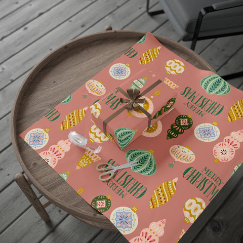 Merry + Bright Ornaments Oversized  |  Deep Blush