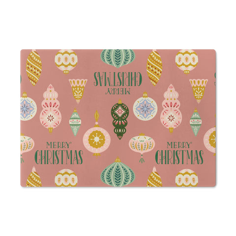 Vintage Ornament Cutting Board  |  Dusty Rose