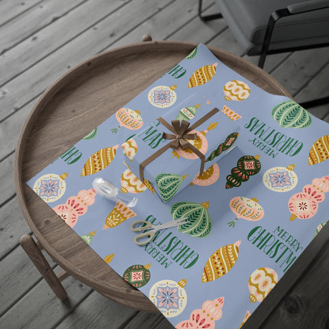 Merry + Bright Ornaments Oversized |  Playful Blue