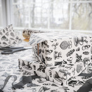 Vintage Noel Wrapping Paper  |  Cream