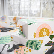 Merry + Bright Ornaments Oversized  |  Cream