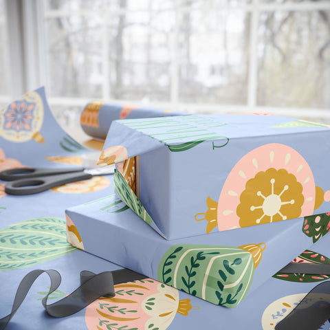 Merry + Bright Ornaments Oversized |  Playful Blue