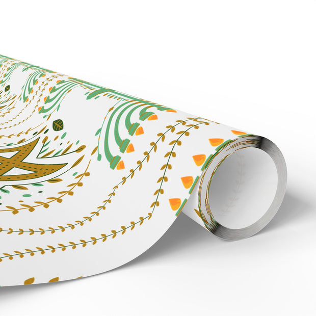 Hannukah Star & Menorah | Crisp White + Mint